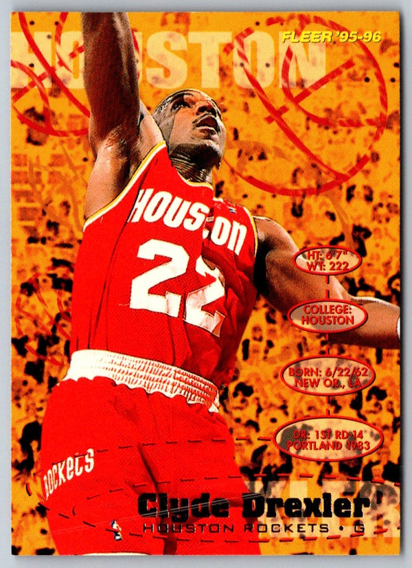 1995 Fleer Clyde Drexler #66