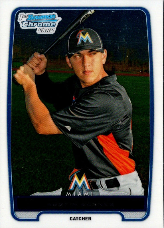 2012 Bowman Chrome Austin Barnes #BCP184