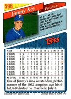 1993 Topps Gold Jimmy Key #596