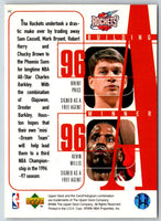 1996 Upper Deck Hakeem Olajuwon/Clyde Drexler/Charles Barkley/Kevin Willis/Brent Price #145