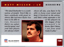 1991 Pro Line Portraits Matt Millen