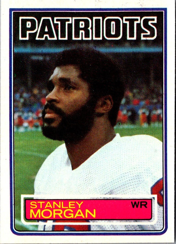 1983 Topps Stanley Morgan #334A NM-MT