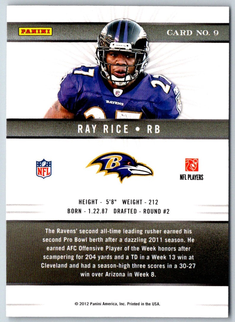 2011 Panini Absolute Memorabilia Ray Rice