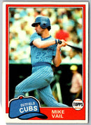 1981 Topps Mike Vail