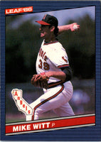 1986 Leaf Mike Witt #112