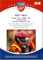 2012 Leaf Young Stars Matt Kalil #61