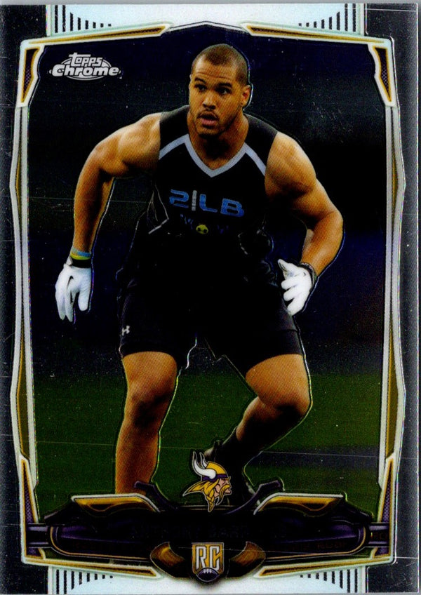 2014 Topps Chrome Anthony Barr #161 Rookie