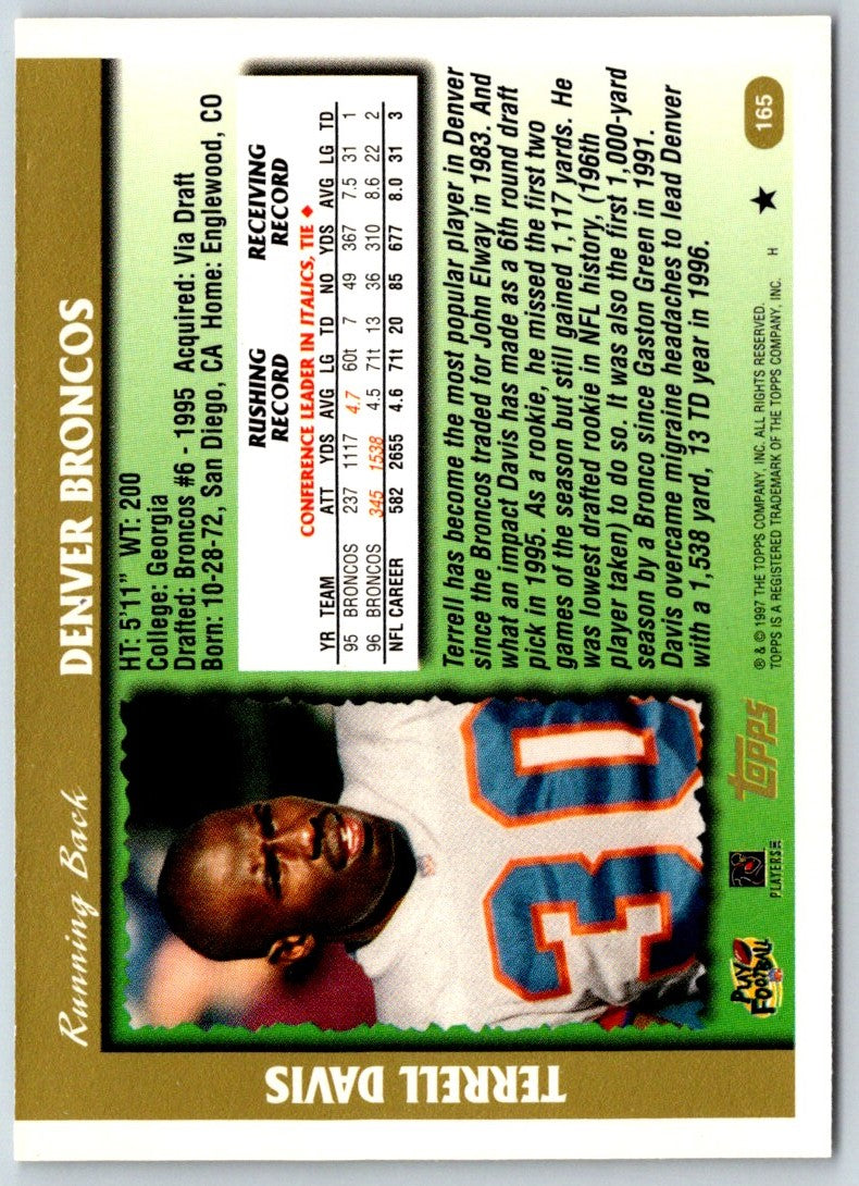 1997 Topps Terrell Davis