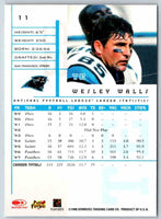1998 Leaf Rookies And Stars Wesley Walls #11
