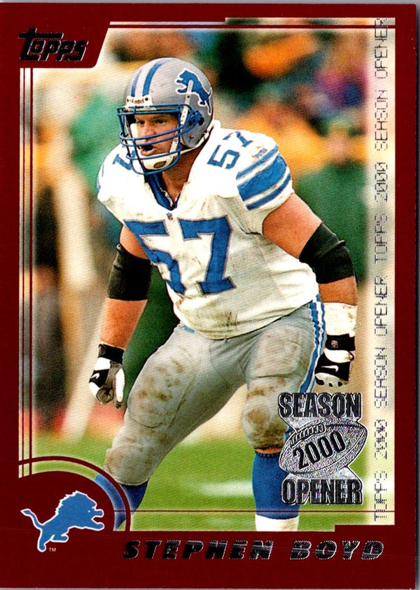 2000 Topps Season Opener Stephen Boyd #144