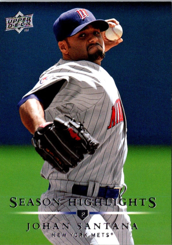 2008 Upper Deck Johan Santana #791