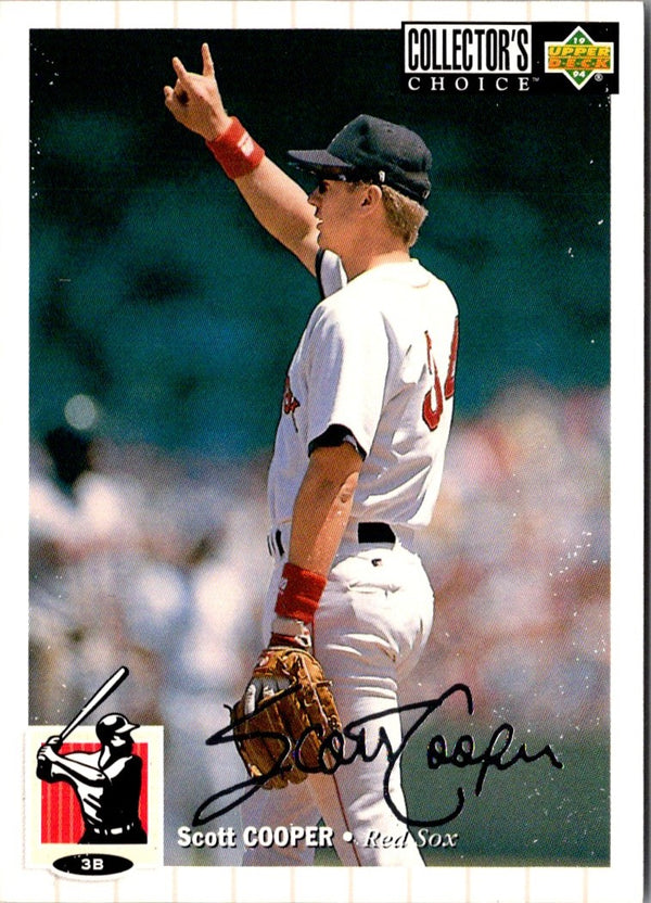 1994 Collector's Choice Scott Cooper #84 Silver Signature