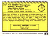 1991 ProCards Pete Richert #3107