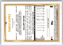 2020 Topps Gallery Pablo Lopez