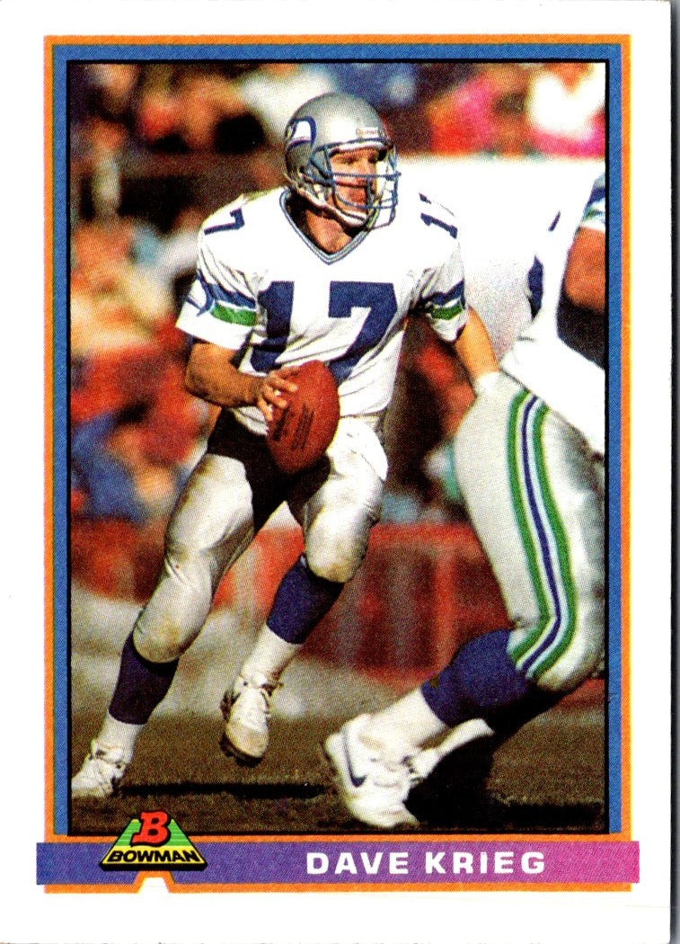 1991 Bowman Dave Krieg