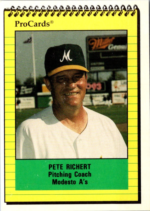 1991 ProCards Pete Richert #3107