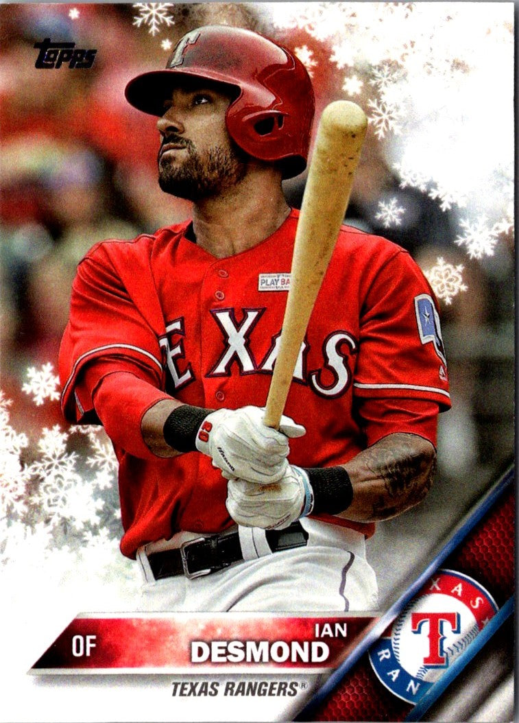 2016 Topps Holiday Baseball Ian Desmond