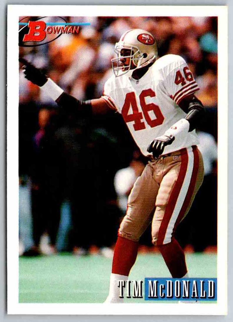 1993 Bowman Football Tim McDonald