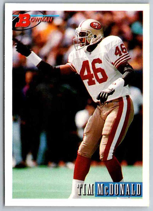 1993 Bowman Football Tim McDonald #209