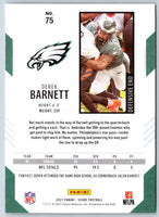 2021 Score Scorecard Derek Barnett #75