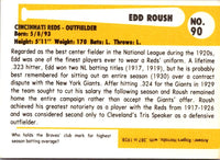 1980 SSPC HOF Edd Roush #90