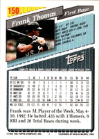 2010 Topps Update Cards Your Mom Threw Out Frank Thomas #CMT158