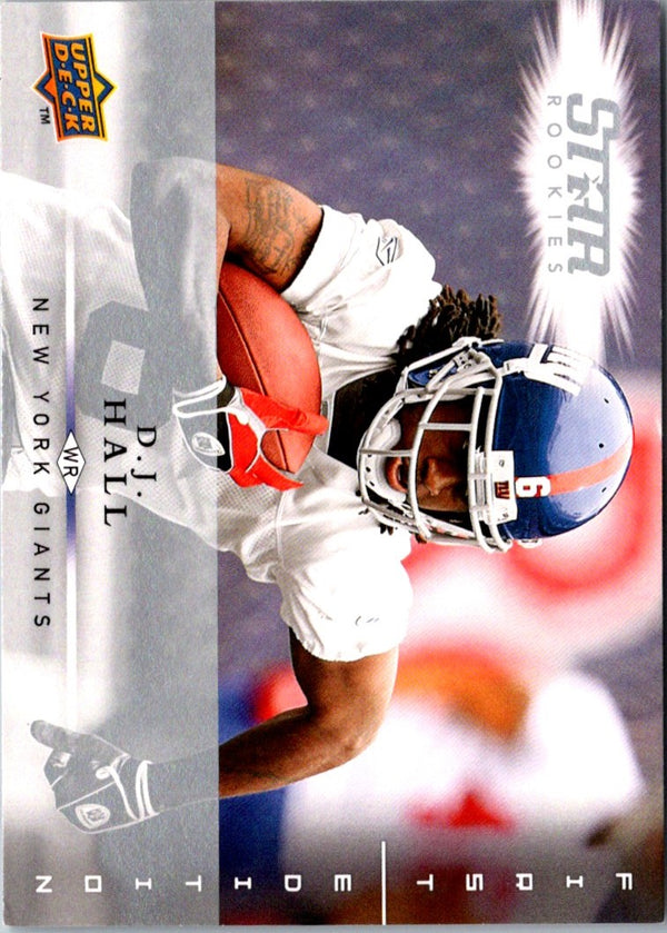 2008 Upper Deck First Edition DJ Hall #158 Rookie