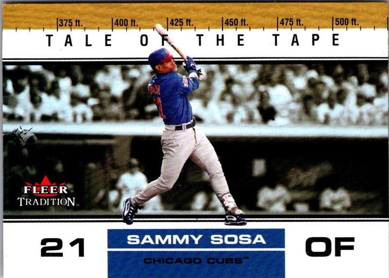 2001 Fleer Sammy Sosa