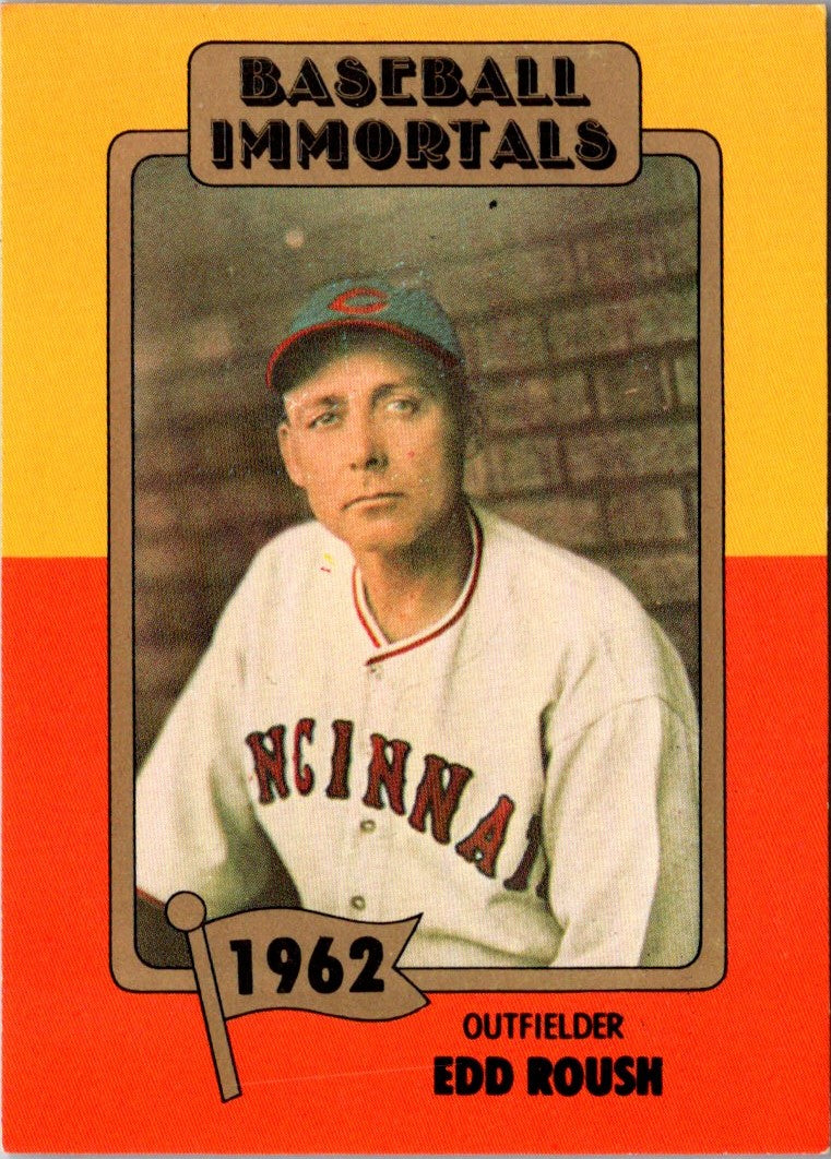 1980 SSPC HOF Edd Roush