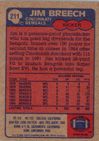 1985 Topps Jim Breech #211
