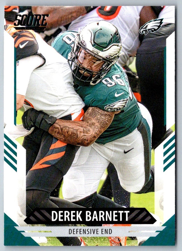 2021 Score Scorecard Derek Barnett #75