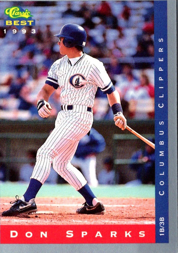 1993 Classic Best Don Sparks #25