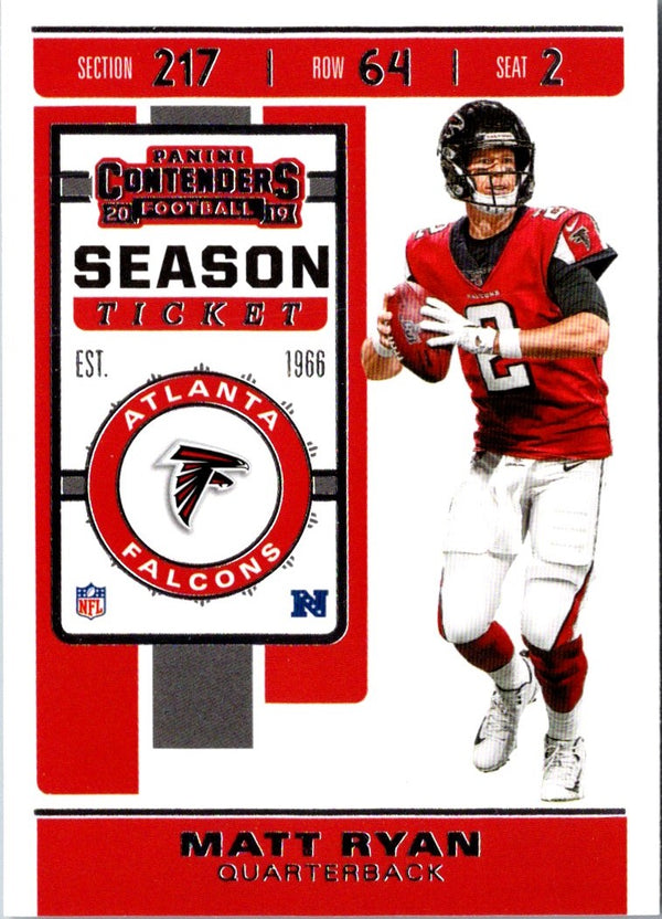 2019 Panini Contenders Matt Ryan #84