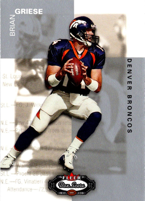 2002 Fleer Box Score Brian Griese #104