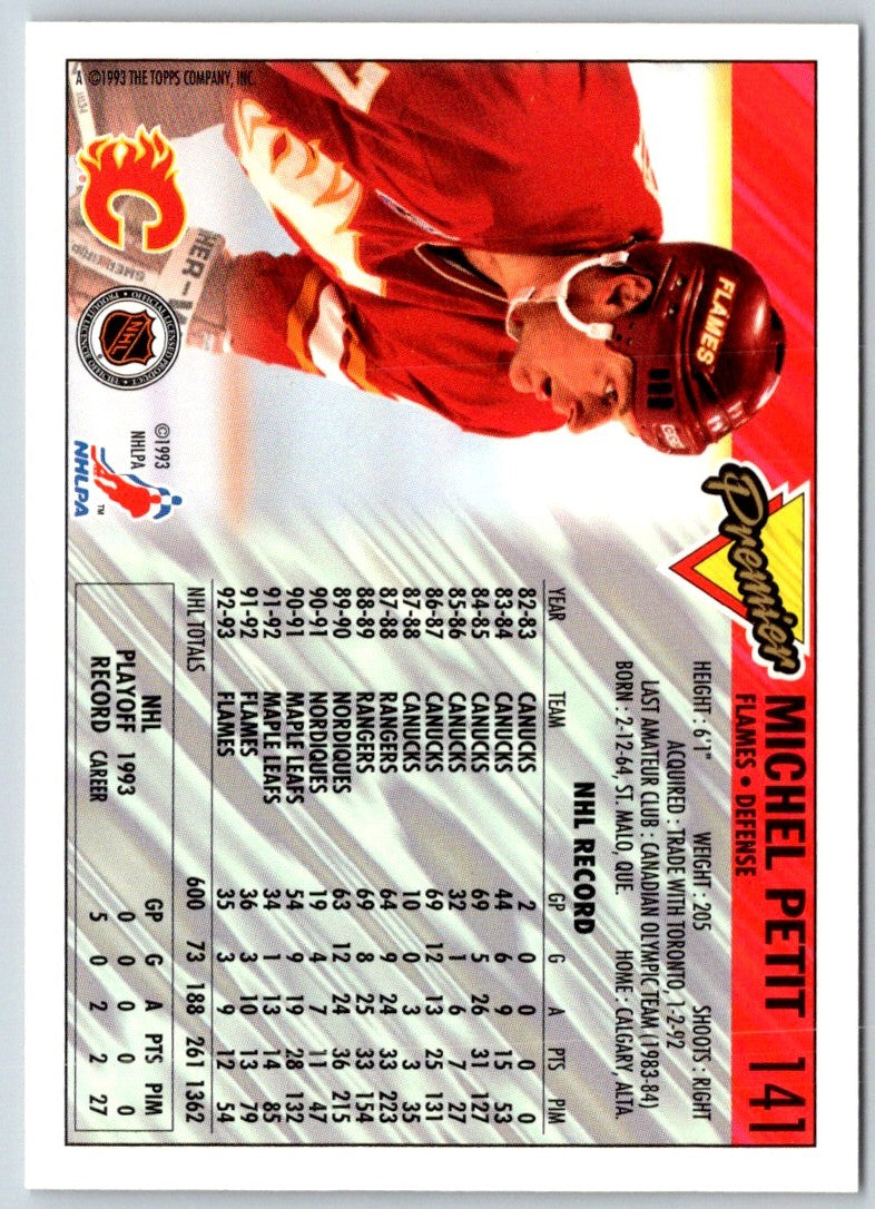 1993 O-Pee-Chee Premier Gold Michel Petit