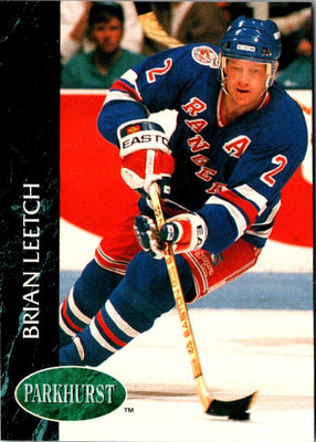 1992 Parkhurst Brian Leetch #110