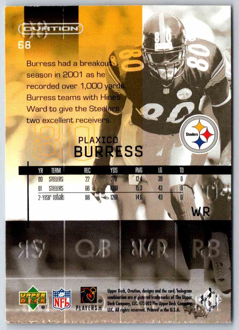 1998 Upper Deck Plaxico Burress