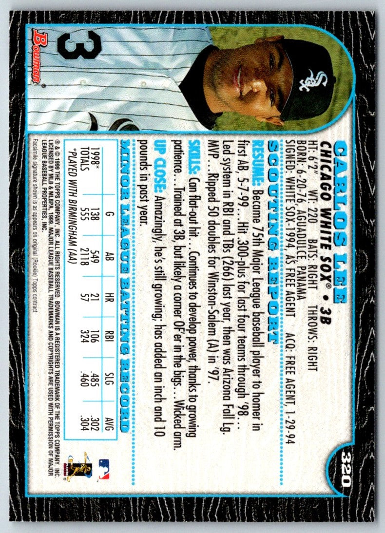 1999 Bowman Carlos Lee