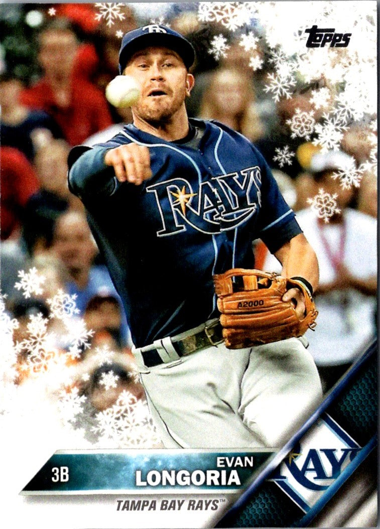 2016 Topps Holiday Baseball Evan Longoria