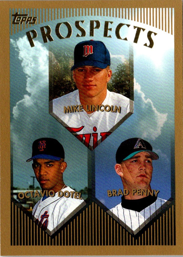 1999 Topps Mike Lincoln/Octavio Dotel/Brad Penny #211