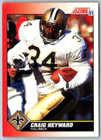 1991 Score Craig Heyward #134