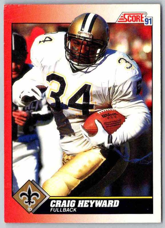 1991 Score Craig Heyward #134