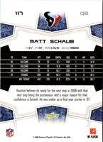 2008 Score Matt Schaub #117