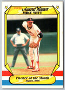 1987 Fleer Award Winners Mike Witt