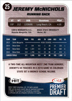 2017 SAGE HIT Jeremy McNichols #25