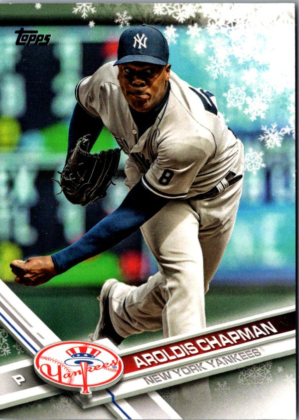 2017 Topps Holiday Aroldis Chapman #HMW63