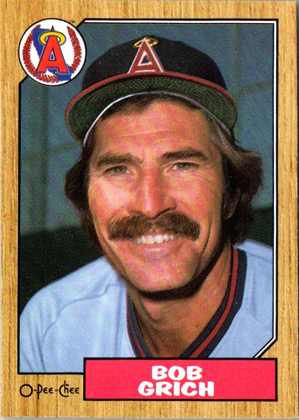 1987 O-Pee-Chee Bob Grich #4