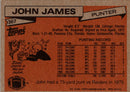1981 Topps John James