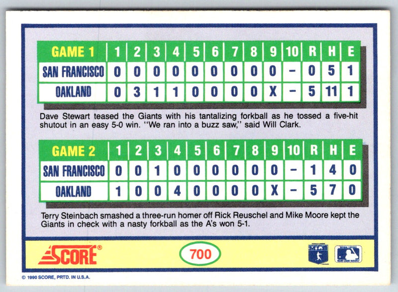 1991 Stadium Club Dave Stewart