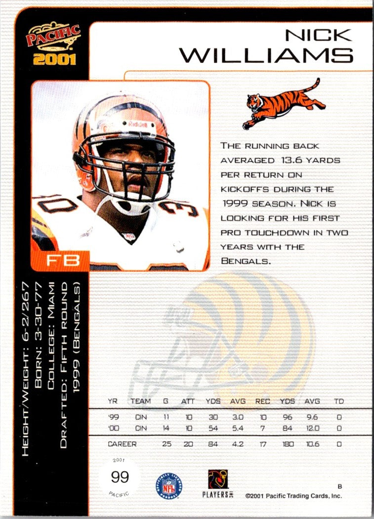 2001 Pacific Nick Williams